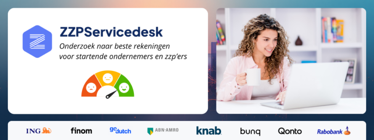 ZZPSERVICEDESK onderzoek vergelijker voor zakelijke rekeningen